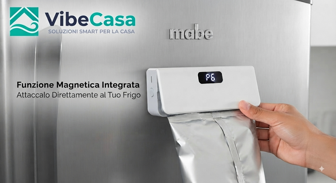 VibeCasa™ – Mini Sigillatore Magnetico Ricaricabile